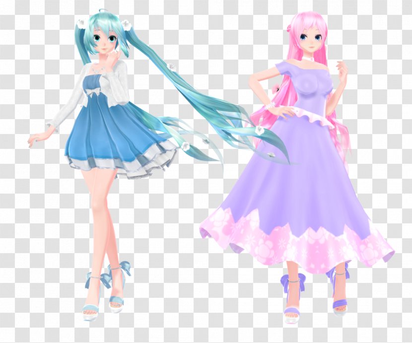 Hatsune Miku Vocaloid Megurine Luka MikuMikuDance Crypton Future Media - Silhouette Transparent PNG