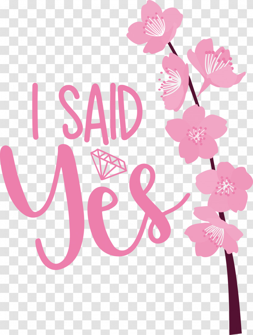 I Said Yes She Said Yes Wedding Transparent PNG