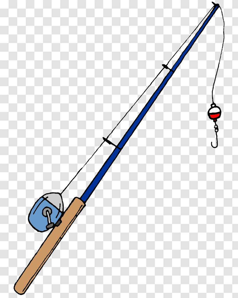 Fishing Rod Cartoon Clip Art - Fly - Rods Transparent PNG