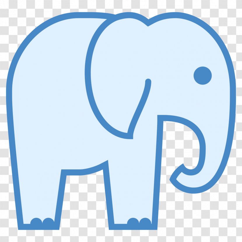 Indian Elephant Animal Mammal Organism - Cartoon - Elephants Transparent PNG