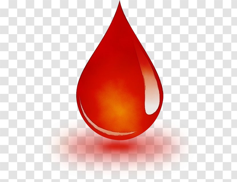 Blood Drop - Orange Transparent PNG