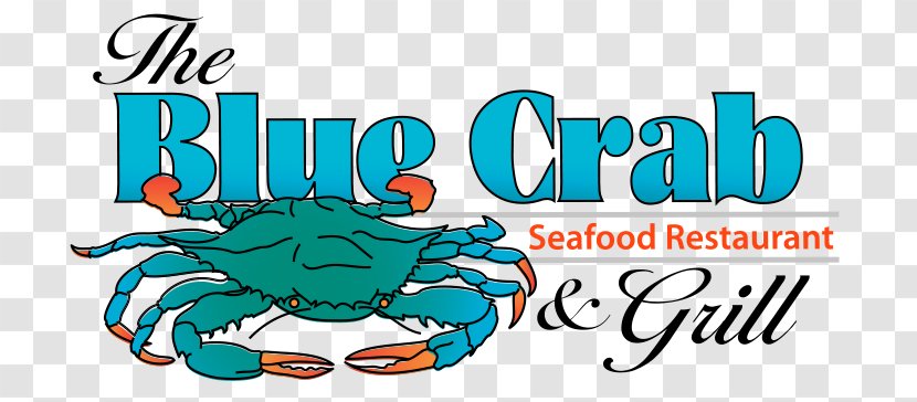 Blue Crab Grill Clam Chesapeake Restaurant - Seafood - SeaFood Logo Transparent PNG