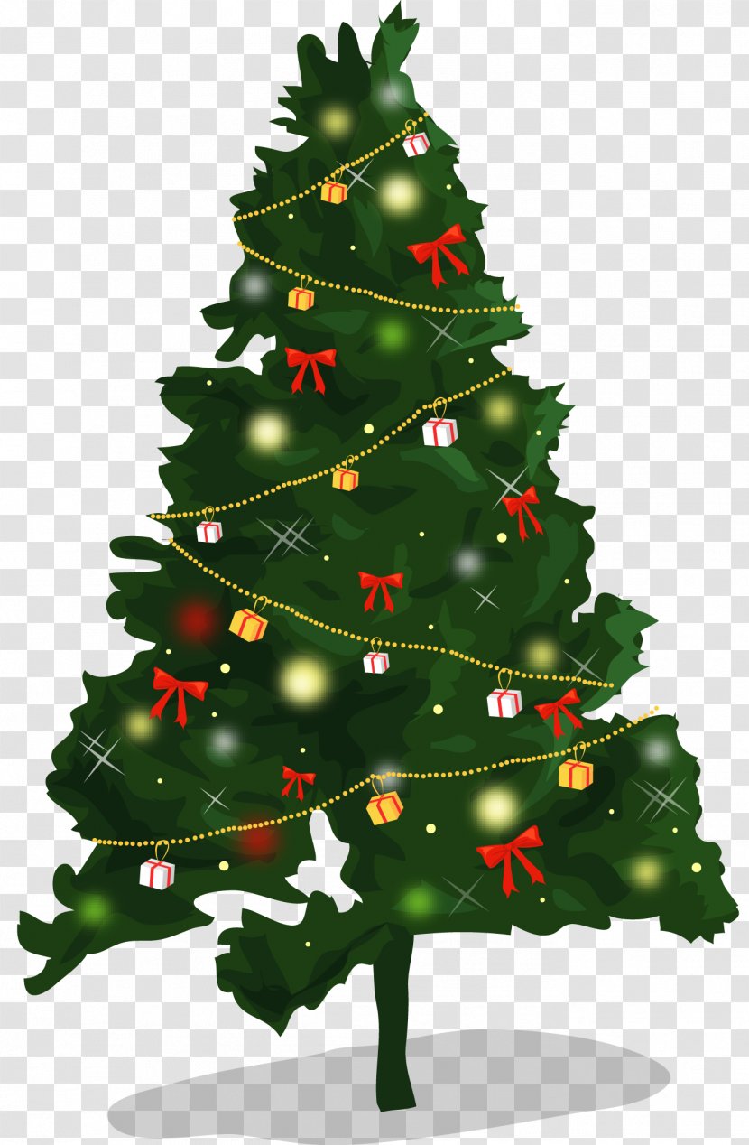 Christmas Illustration - Poster - Vector Tree Transparent PNG