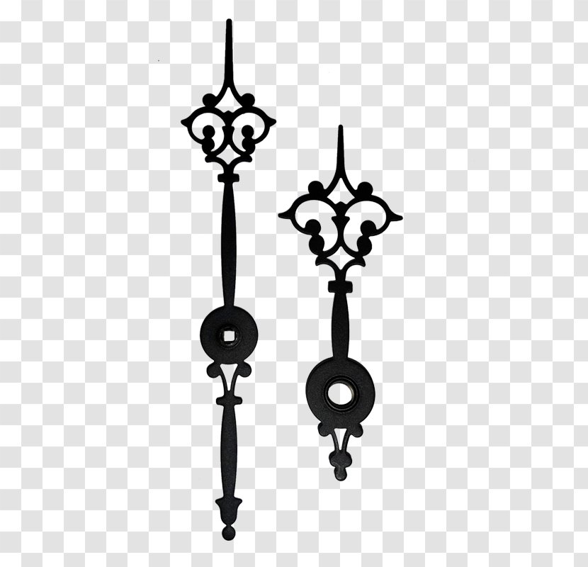 Pointer Aiguille Pendulum Clock Zeiger In C - Body Jewelry Transparent PNG
