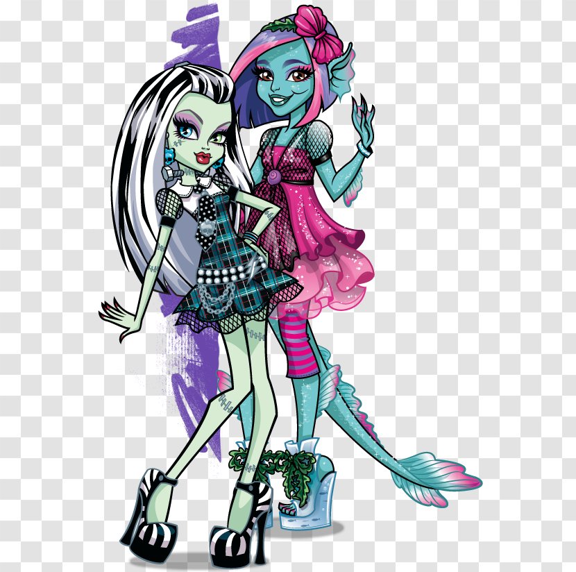 Monster High Frankie Stein Doll Clip Art - Ooak Transparent PNG
