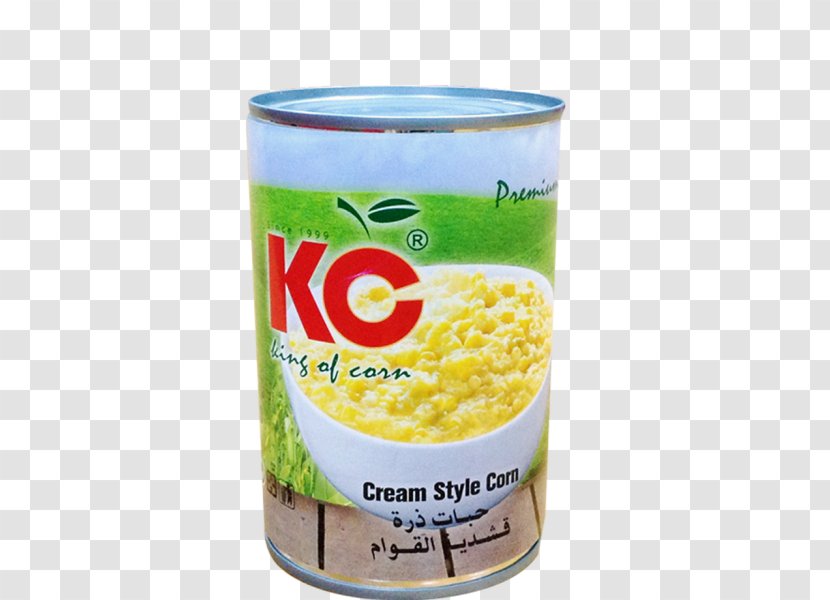 Vegetarian Cuisine Creamed Corn Sweet Baby - Canned Good Transparent PNG