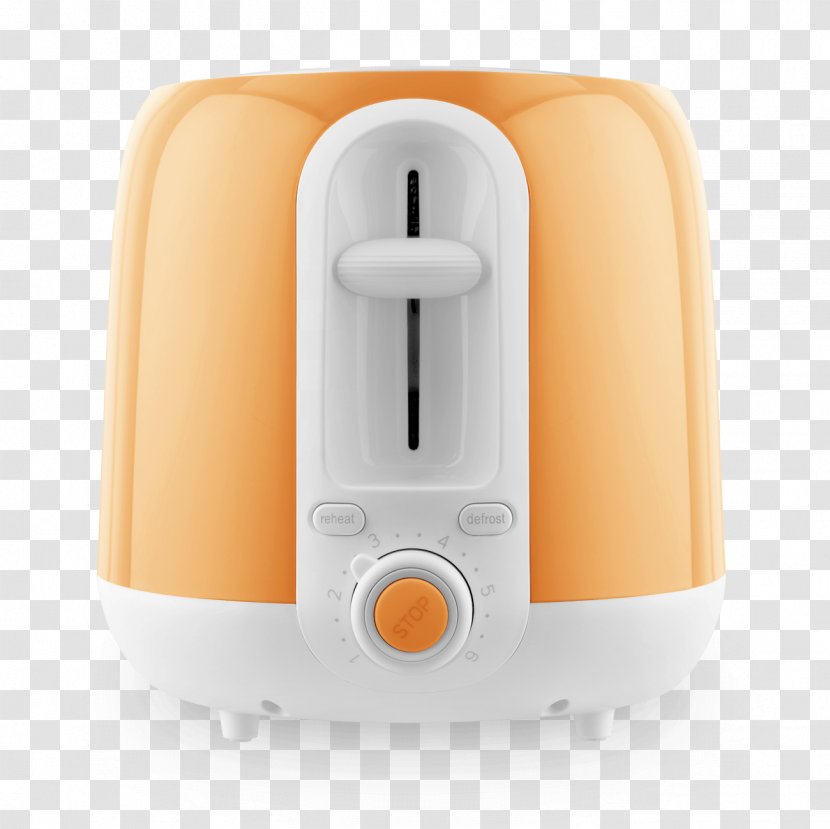 Small Appliance Home Toaster - Orange Transparent PNG