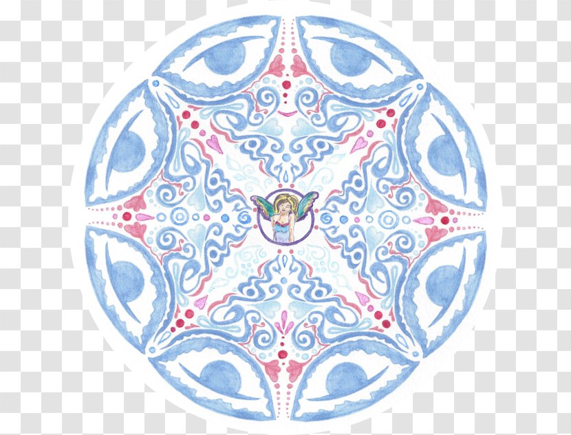 Visual Arts Pattern Symmetry Product Organism - Blue - Dot Mandala Designs Transparent PNG