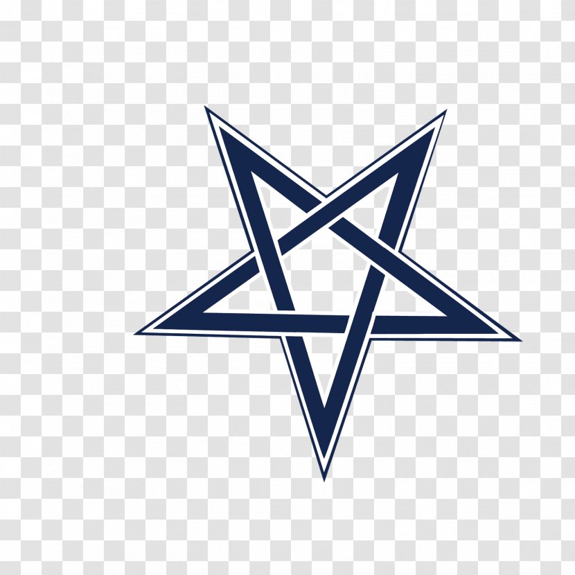 Pentagram Sigil Of Baphomet Wicca Satanism - Logo - Cowboy Transparent PNG