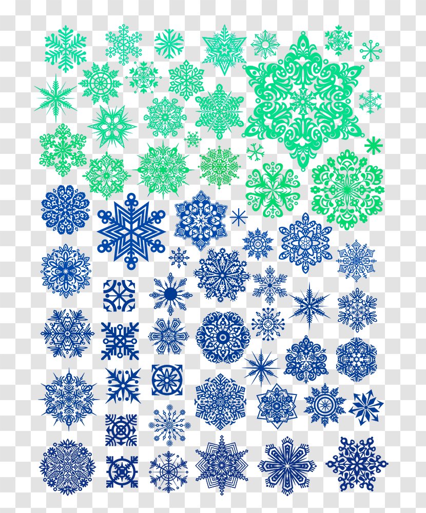 Snowflake Euclidean Vector Illustration - Ornament - Diverse Creative Shape Transparent PNG