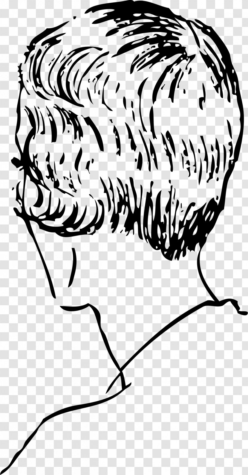 Clip Art Hairstyle Free Content - Organism - Hairstyles Drawing Boy Transparent PNG