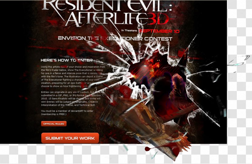 Graphic Design Poster Resident Evil Tomandandy Soundtrack - Executioner Transparent PNG