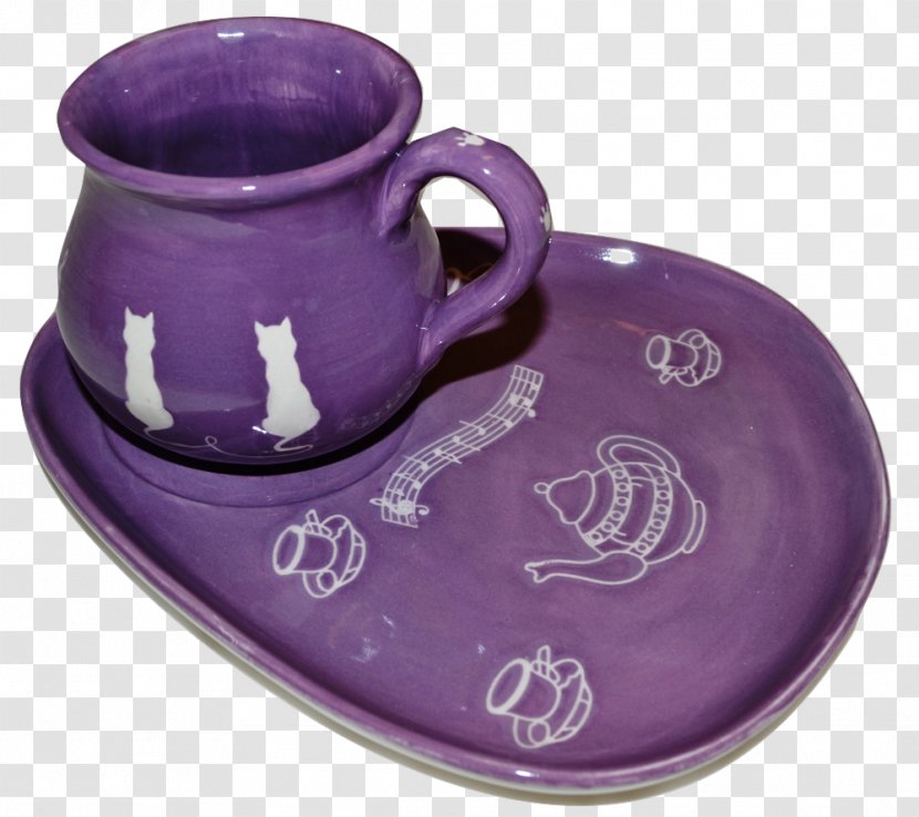 Coffee Cup Saucer Pottery - Tableware Transparent PNG