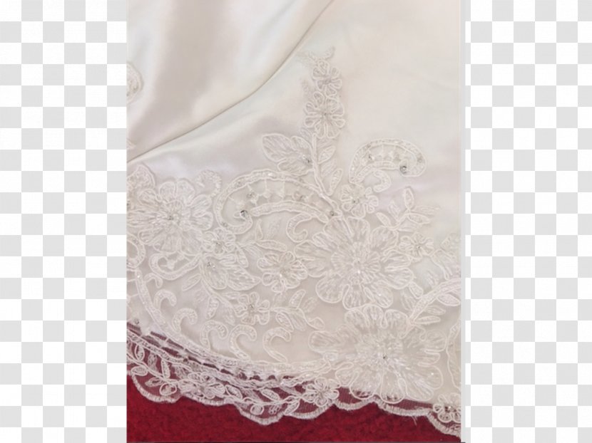 Lace Embroidery - Beige - Flare Curve Transparent PNG