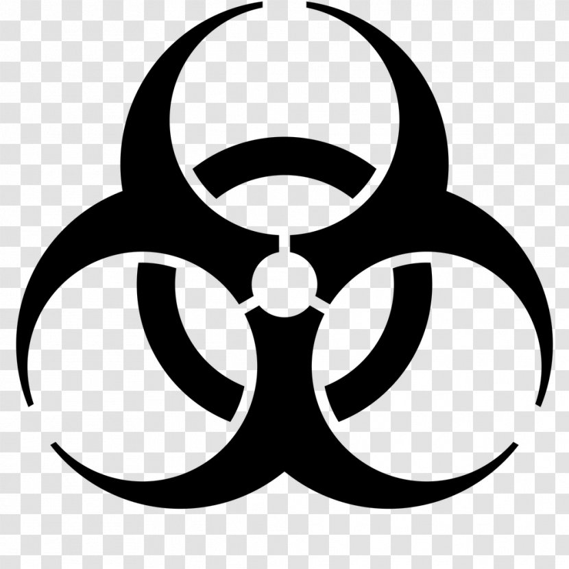 Biological Hazard Symbol Warfare Clip Art - Biology Transparent PNG