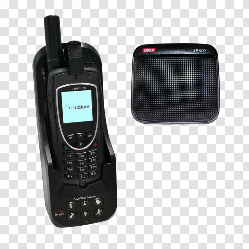 Iridium Communications Satellite Phones Mobile Telephone - Aerials - Blue Beam Transparent PNG