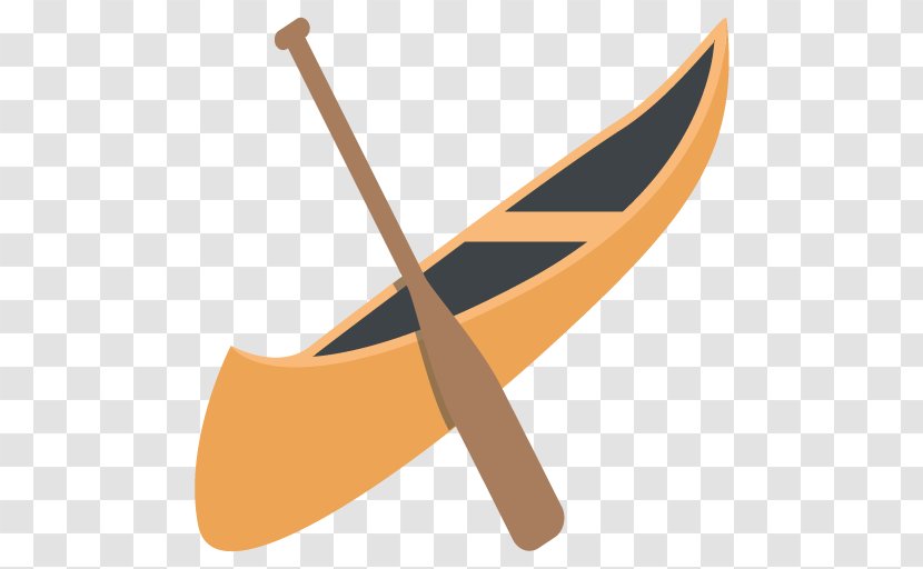 Canoe Emoji Clip Art - Camping Transparent PNG