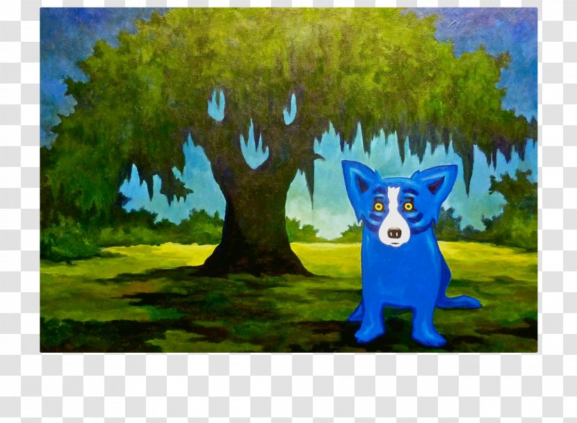 Why Is Blue Dog Blue? Painting Artist - Biome Transparent PNG