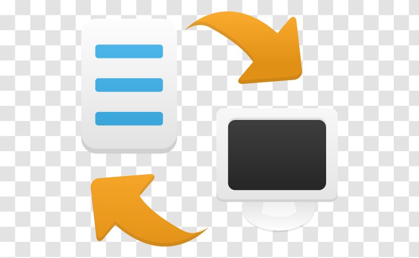 Computer Icon Text Brand Yellow - Technology - Backup Restore Transparent PNG