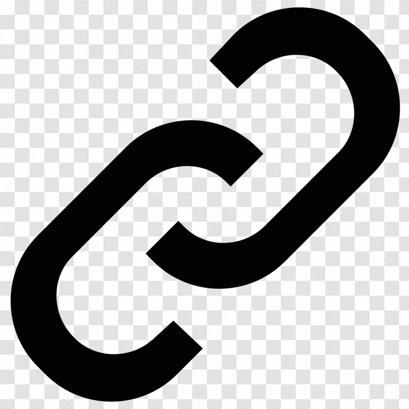 TinyURL Hyperlink Symbol URL Shortening - Black And White - Chain Transparent PNG