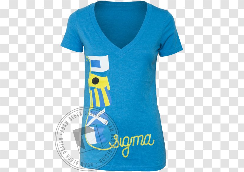 T-shirt Clothing Sleeve Otter - Blue - Block Flag Transparent PNG