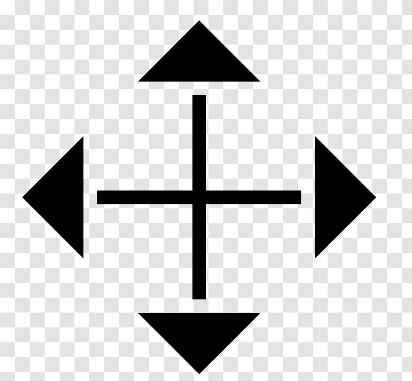 Computer Mouse Arrow Pointer Cursor - Black And White Transparent PNG