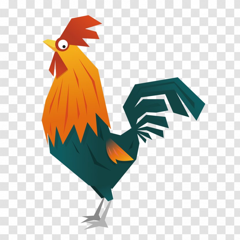 Chicken New Years Day Rooster - Year - Vector Cartoon Illustrator Transparent PNG