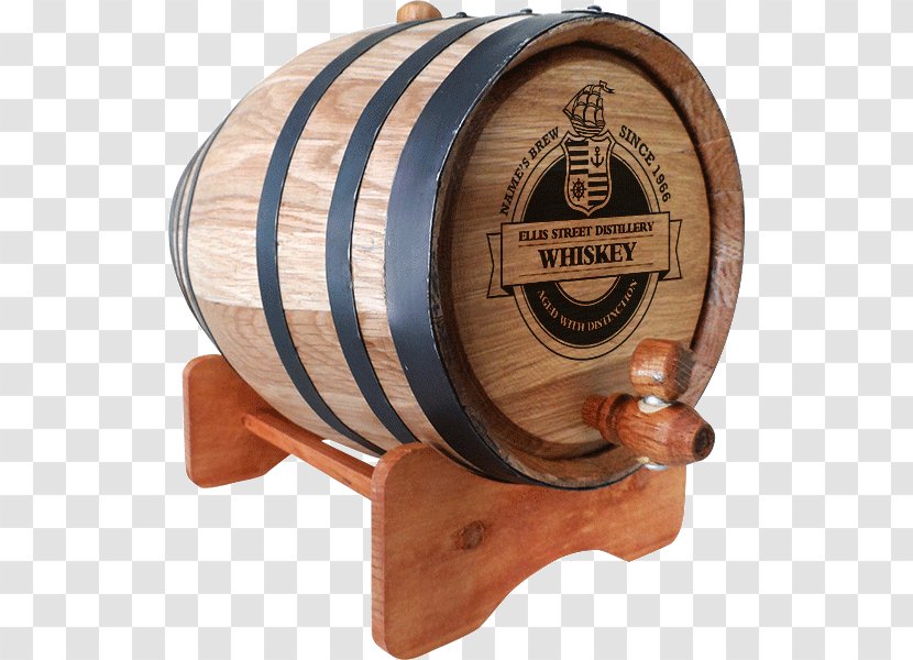 Wine Beer Barrel Bourbon Whiskey - Oak Transparent PNG