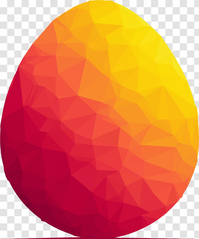 Sphere - Peach - Easter Egg Transparent PNG