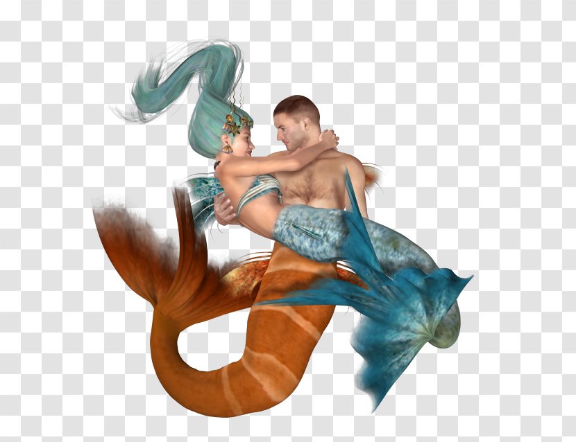 Mermaid Figurine Organism - Fictional Character Transparent PNG