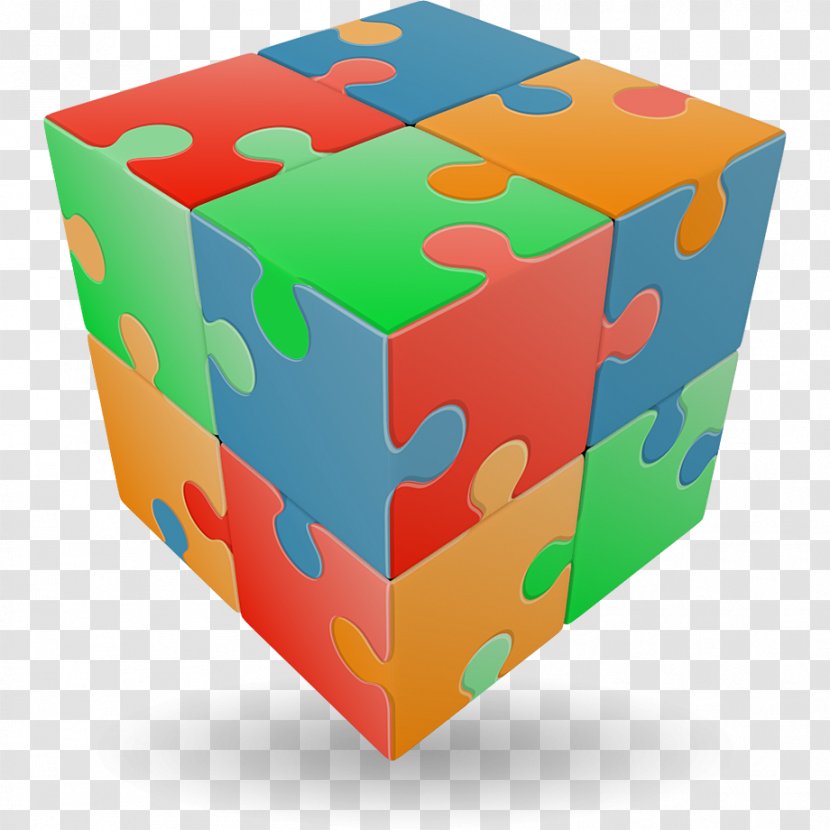 Jigsaw Puzzles Rubik's Cube V-Cube 7 Puzzle - Carton Transparent PNG