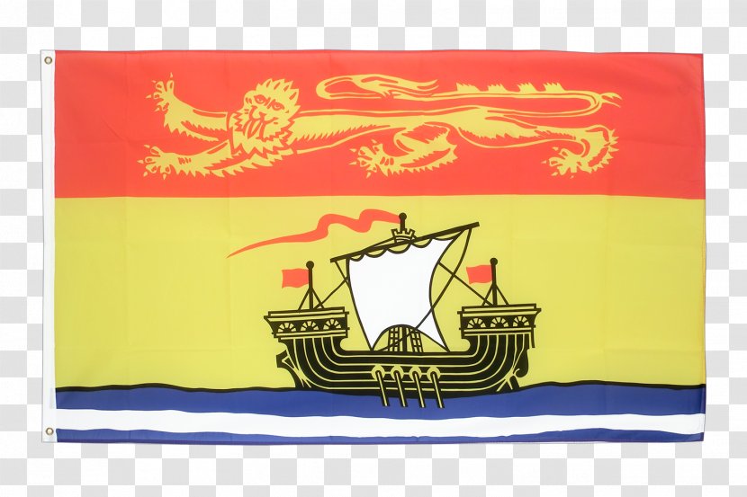 Colony Of New Brunswick Flag Fahne Canada - Rectangle Transparent PNG