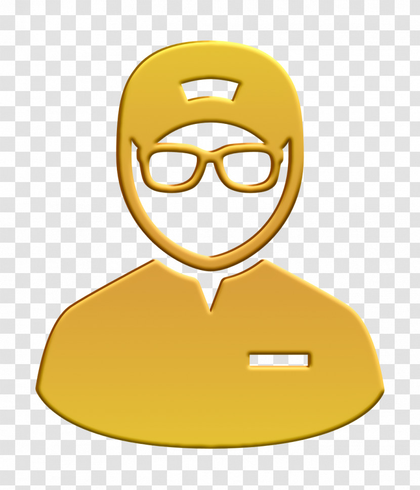 Repair Icon Technical Support Icon Technician With Glasses Icon Transparent PNG