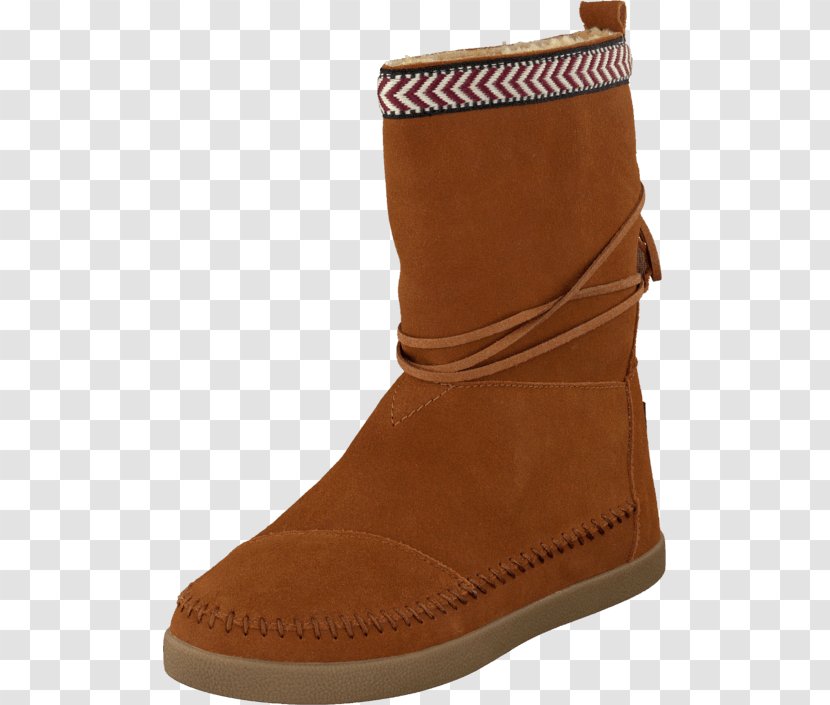 Snow Boot Shoe Suede - Brown Transparent PNG