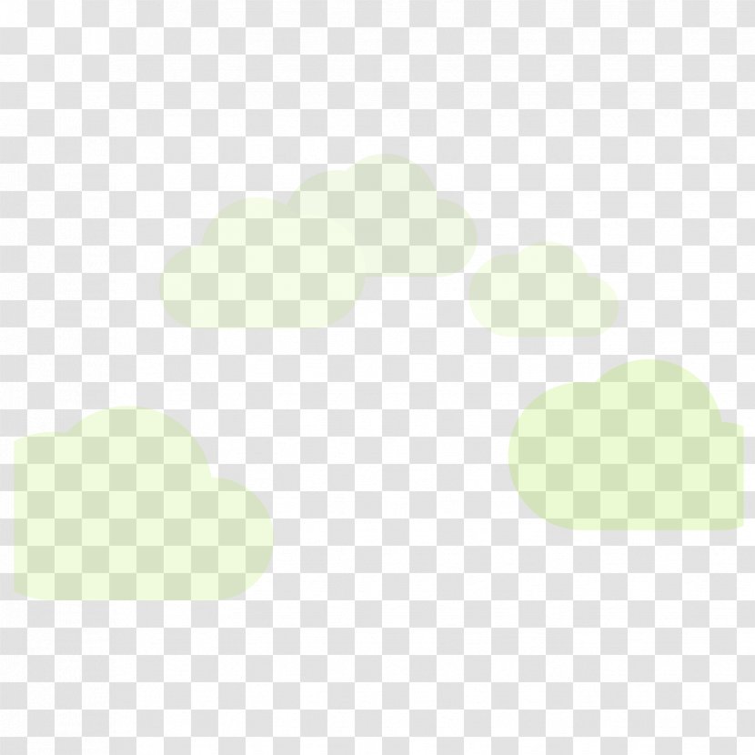 Green Angle Pattern - Vector Cloud Material Transparent PNG