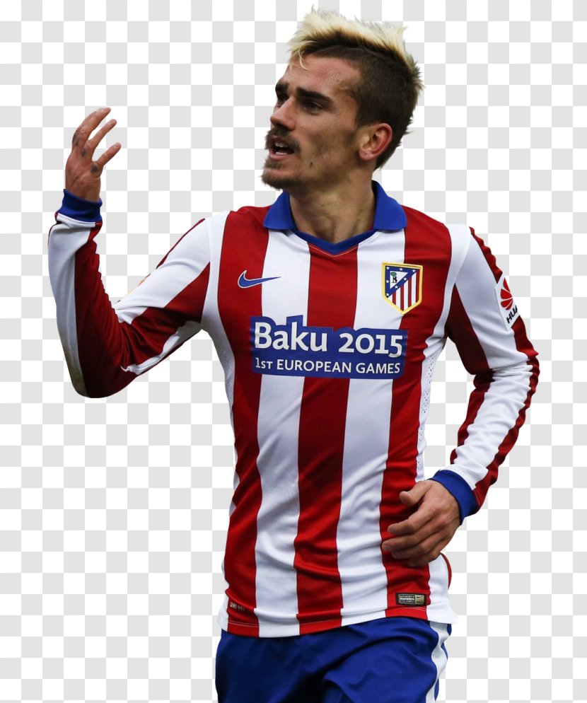 Antoine Griezmann Atlético Madrid Football Jersey UEFA Euro 2016 - Jan Oblak Transparent PNG