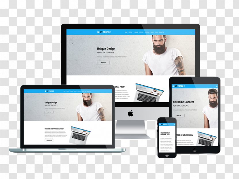 Responsive Web Design Template Joomla Bootstrap - Templates Transparent PNG