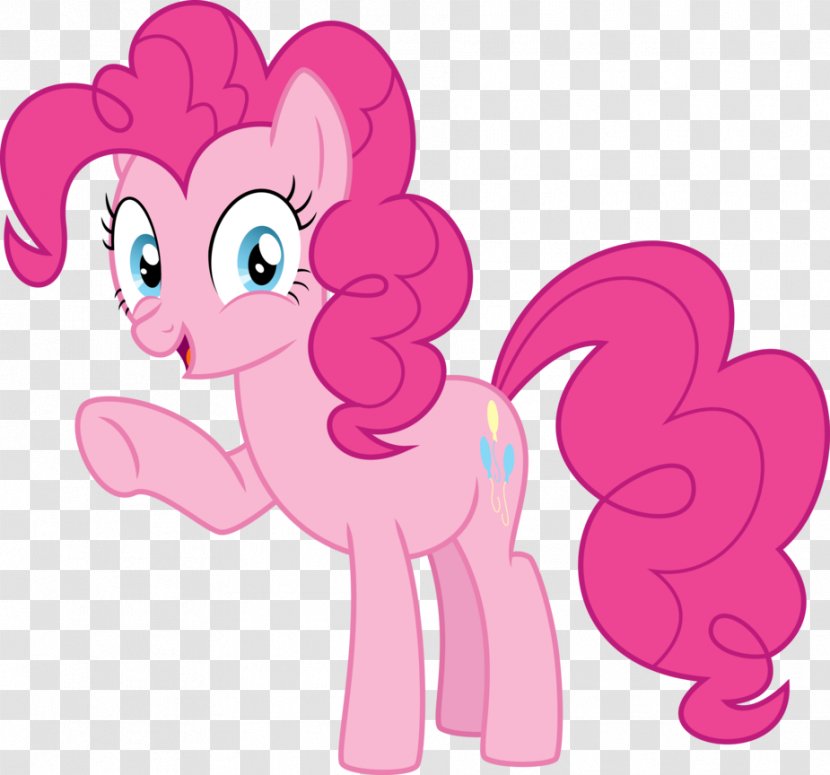 Pinkie Pie Pony Applejack Horse Rainbow Dash - Watercolor Transparent PNG