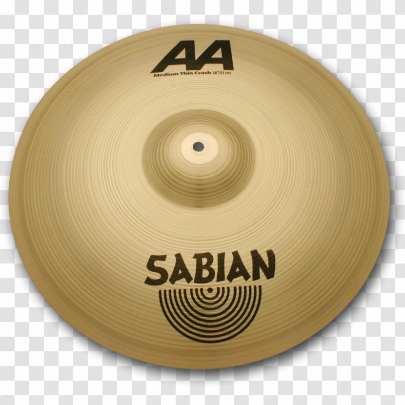 Sabian Splash Cymbal Crash Drums - Silhouette Transparent PNG