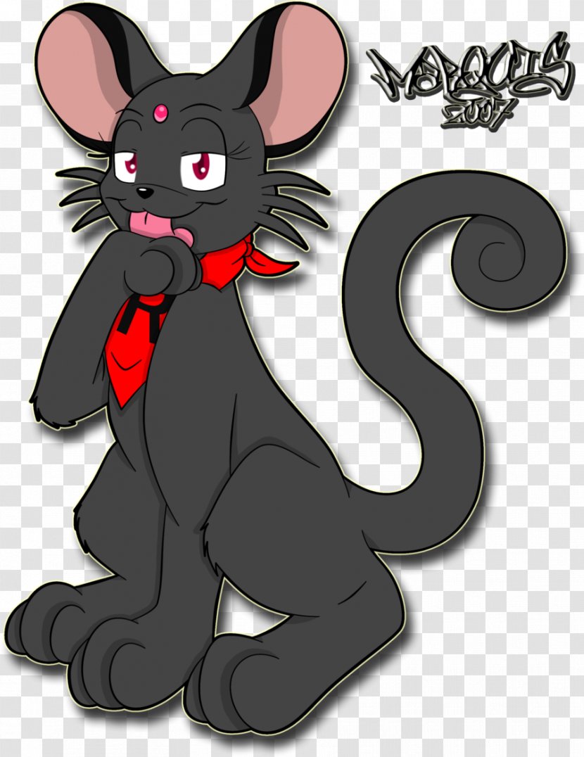 Whiskers Cat Mouse Cartoon - Innocent Transparent PNG