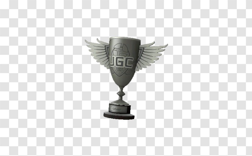 Trophy Medal - Wing - Silver Transparent PNG