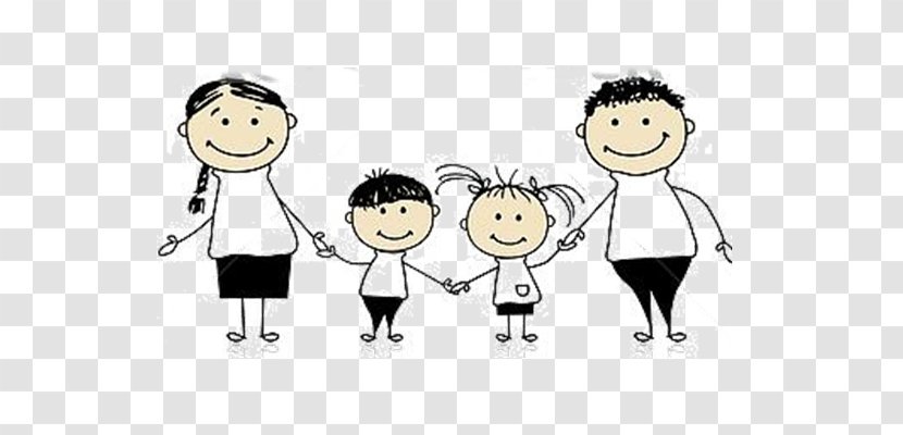 Family Drawing Poster Sketch - Flower Transparent PNG