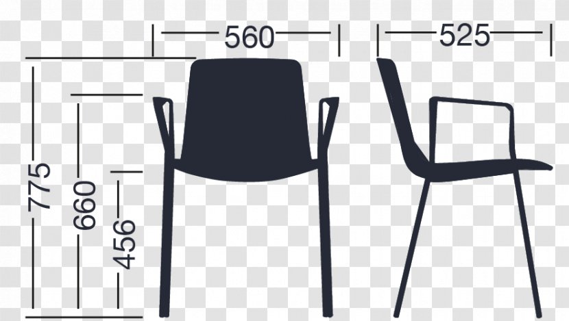 Chair Table Logo - Black And White Transparent PNG