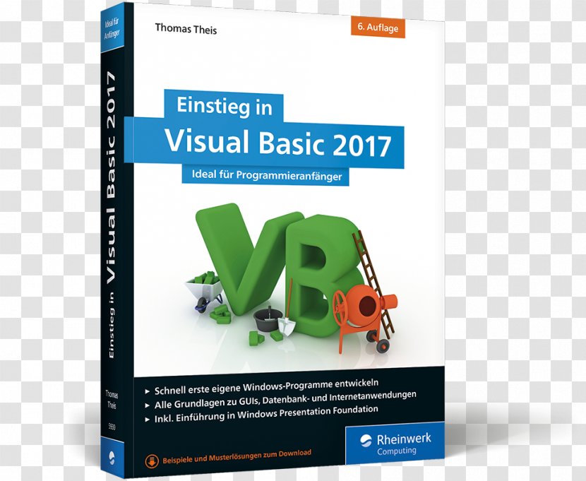 Einstieg In Visual Basic 2008 2012 Book Rheinwerk Verlag - Software Transparent PNG