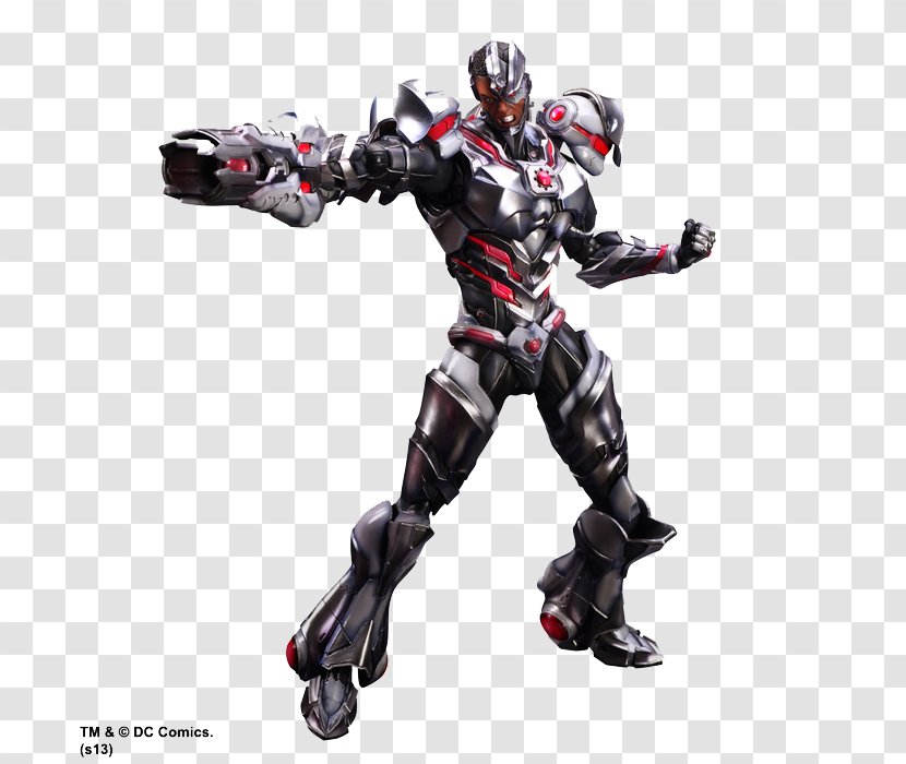 Cyborg The Flash Action Figure Arts - HD Transparent PNG