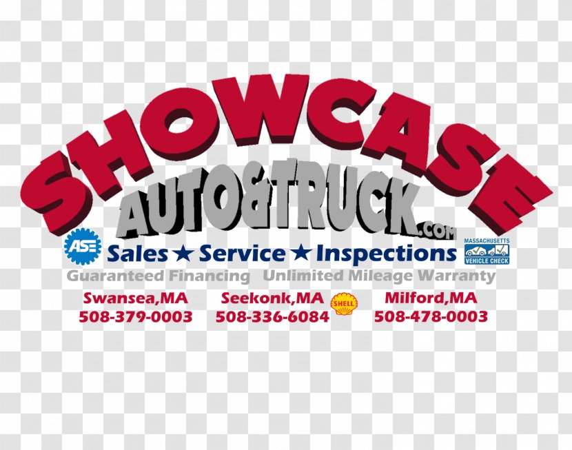 Showcase Auto & Truck Logo Brand Font Product - Car Sale Advertisement Transparent PNG