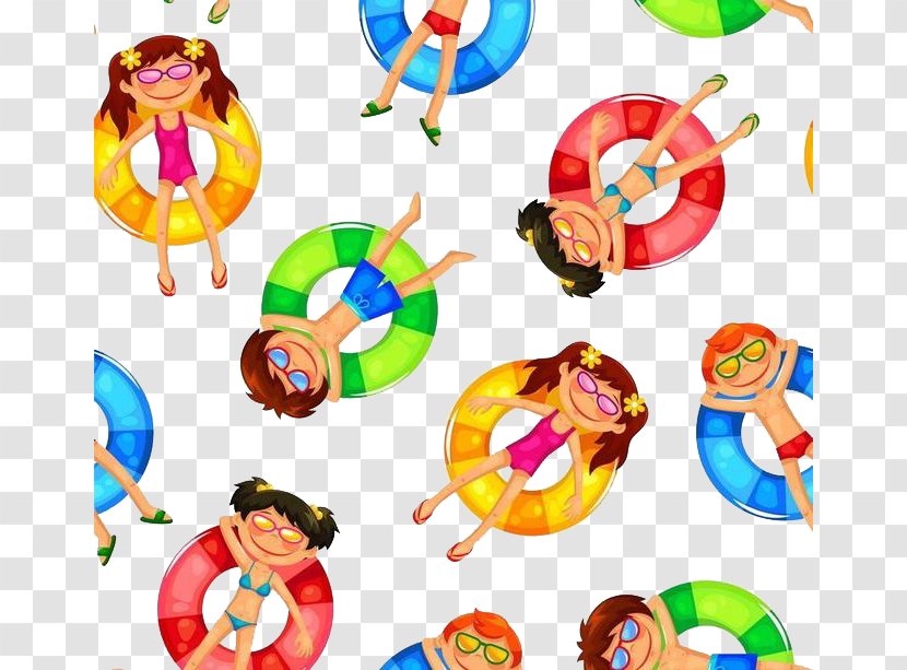 Royalty-free Stock Photography Clip Art - Cartoon - Swimming Child Transparent PNG