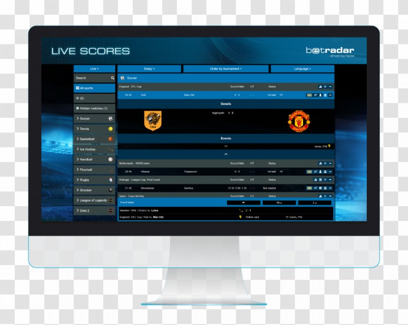 Computer Program Sports Betting Live Scores Software Bookmaker - Electronics - Score Transparent PNG