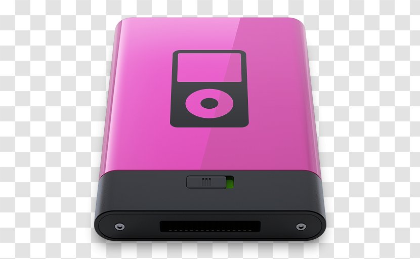 Pink Electronic Device Ipod Multimedia - IPod B Transparent PNG