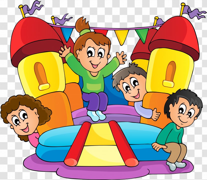 Inflatable Bouncers Royalty-free Clip Art - Children Transparent PNG